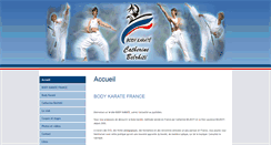 Desktop Screenshot of body-karate.com