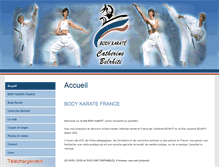 Tablet Screenshot of body-karate.com